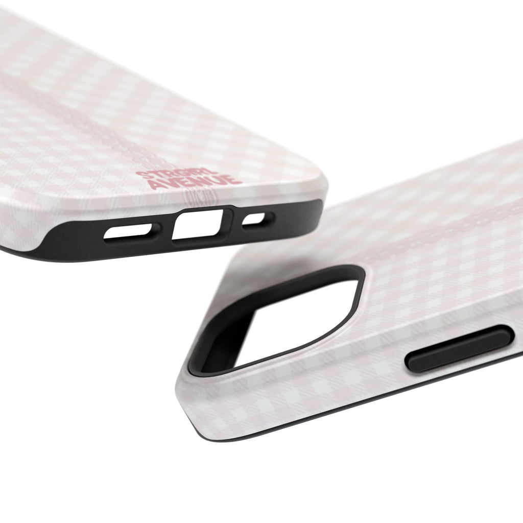 “lace gingham” protective phone case