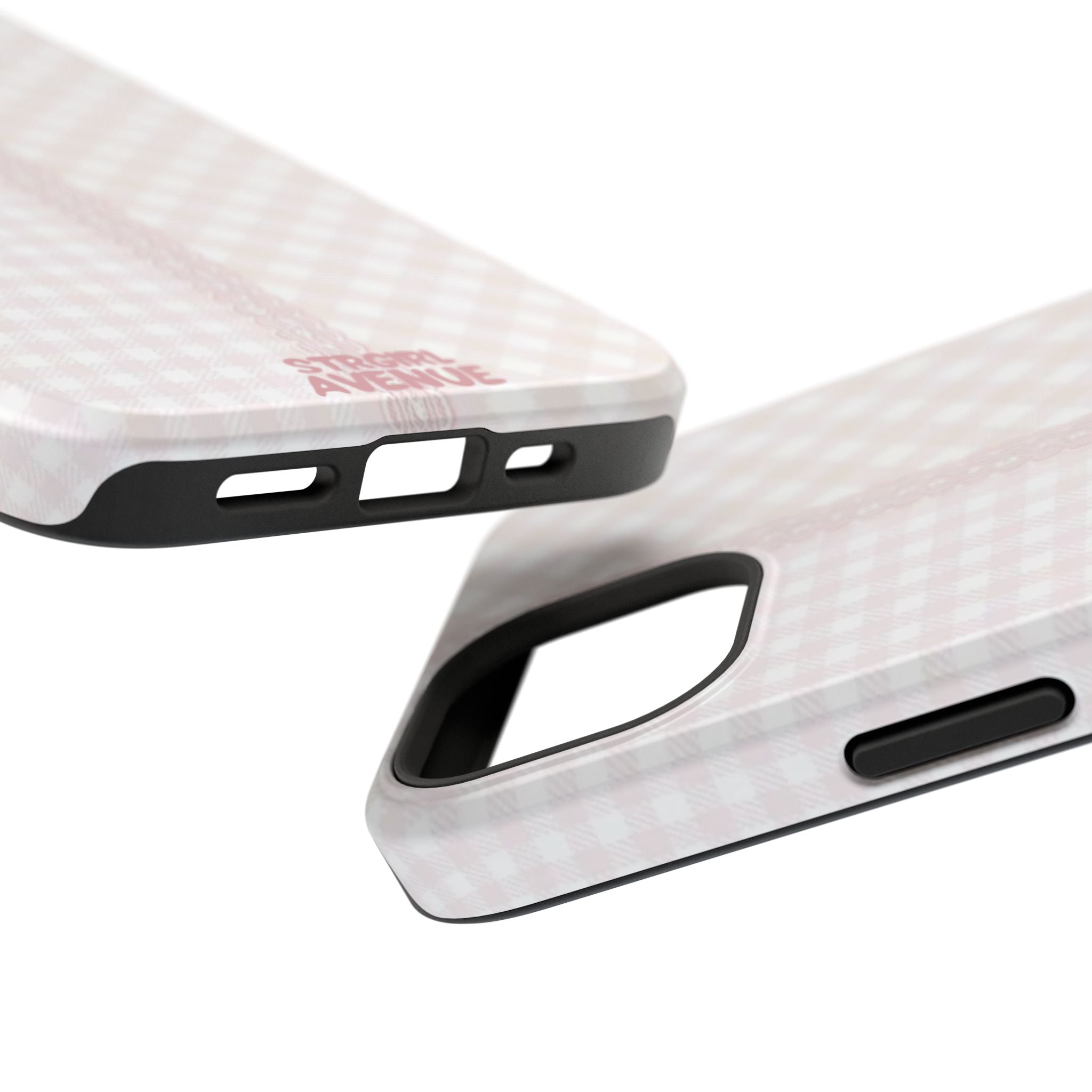 “lace gingham” protective phone case