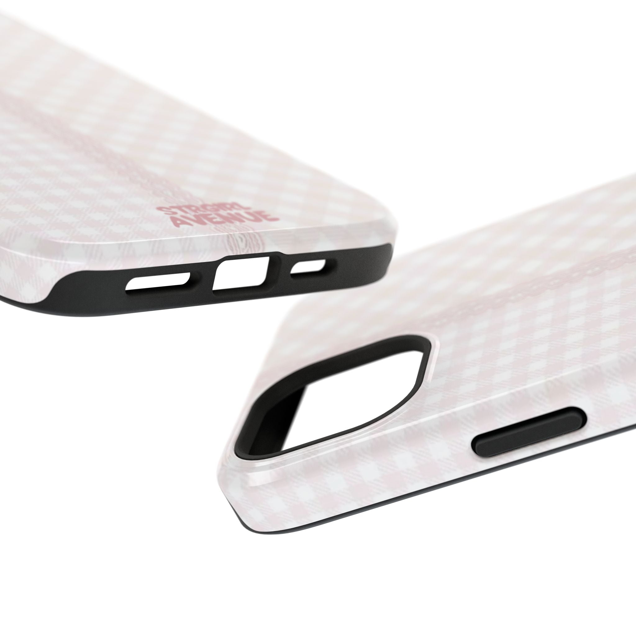 “lace gingham” protective phone case