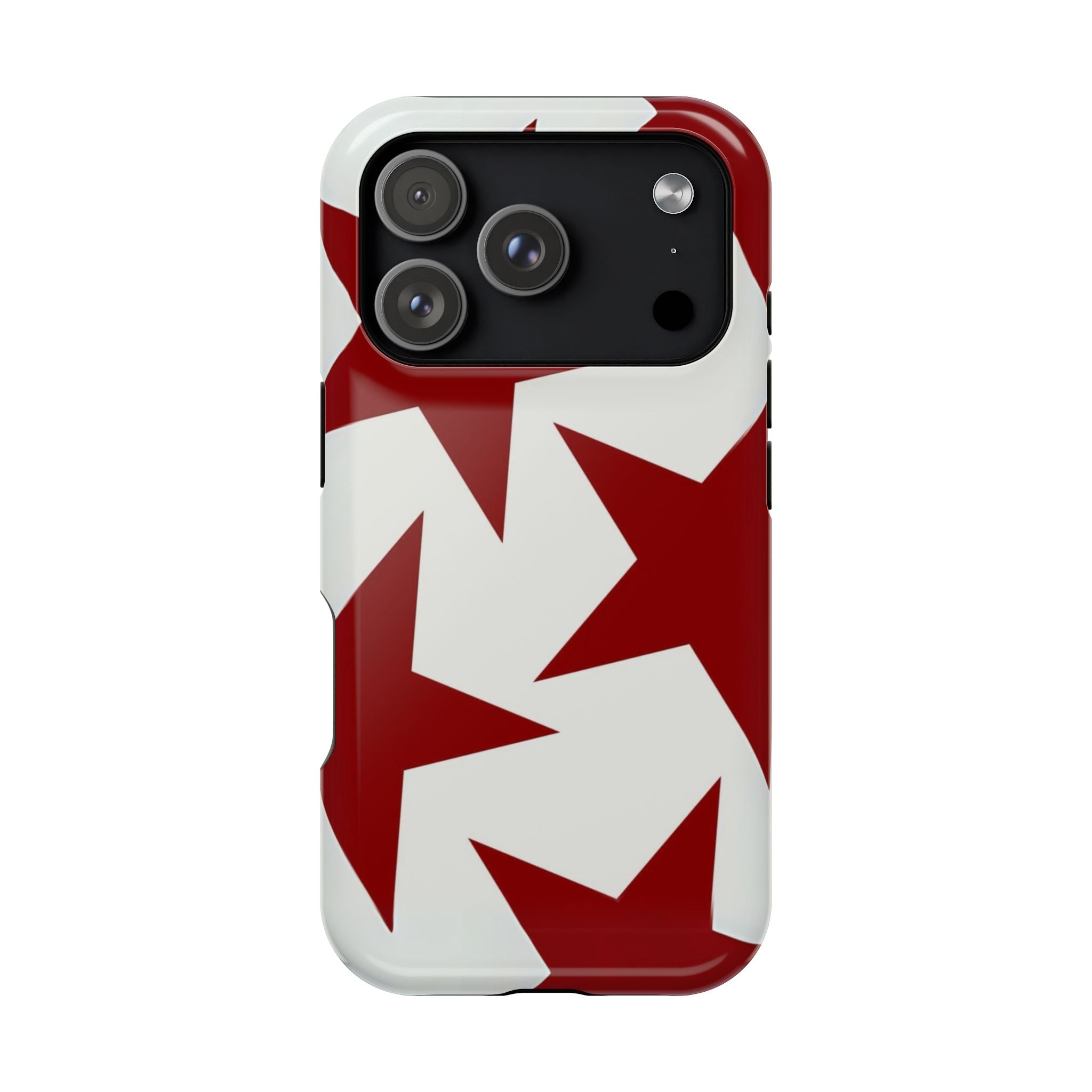 “red stars” protective phone case