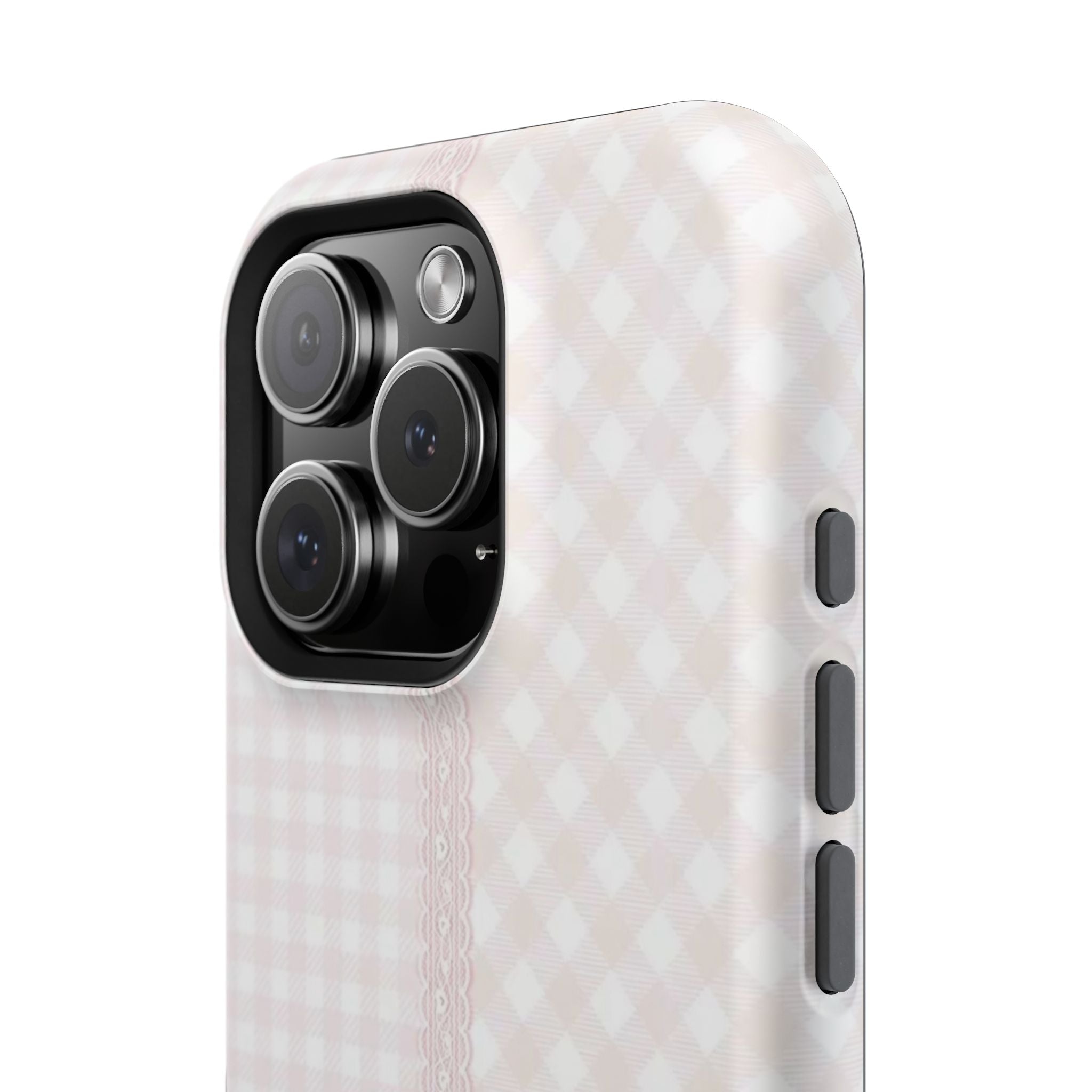 “lace gingham” protective phone case