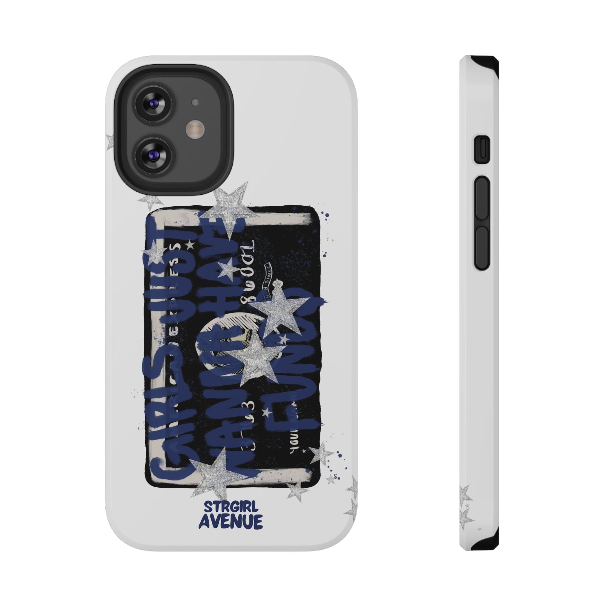 “wanna have funds” protective phone case