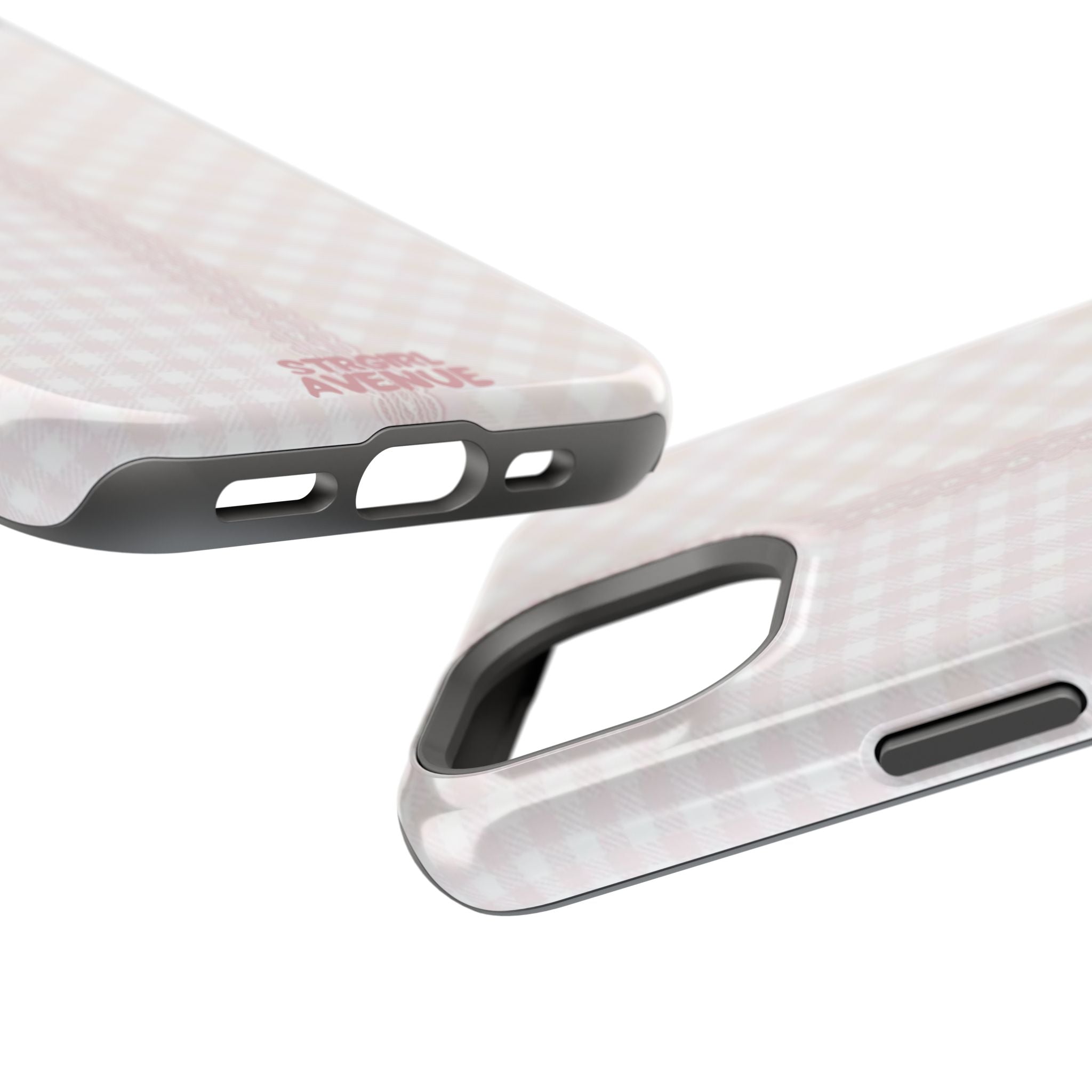 “lace gingham” protective phone case