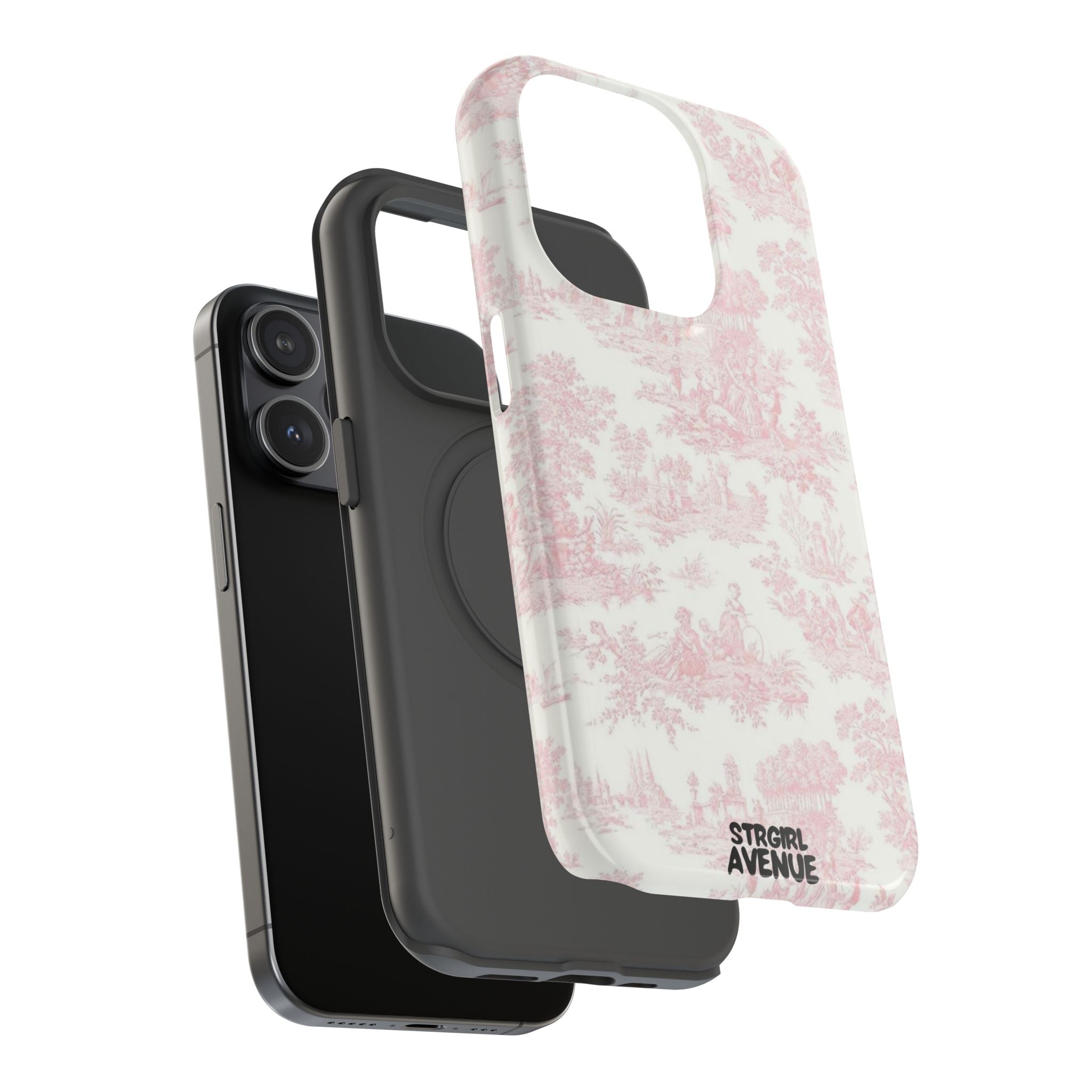 “Pink gardens” protective phone case