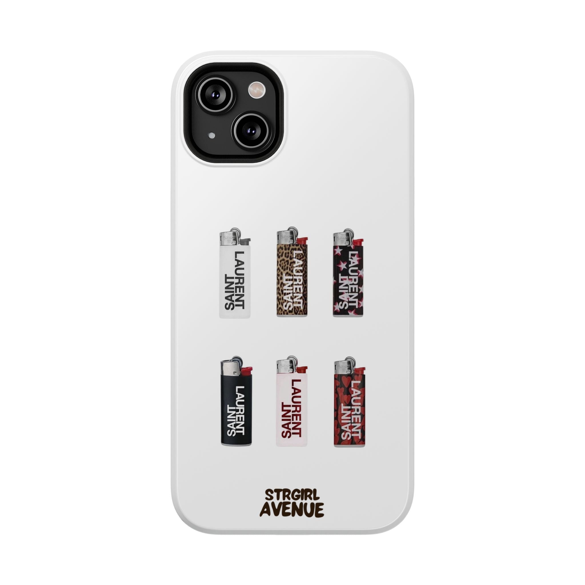 “On fire” protective phone case