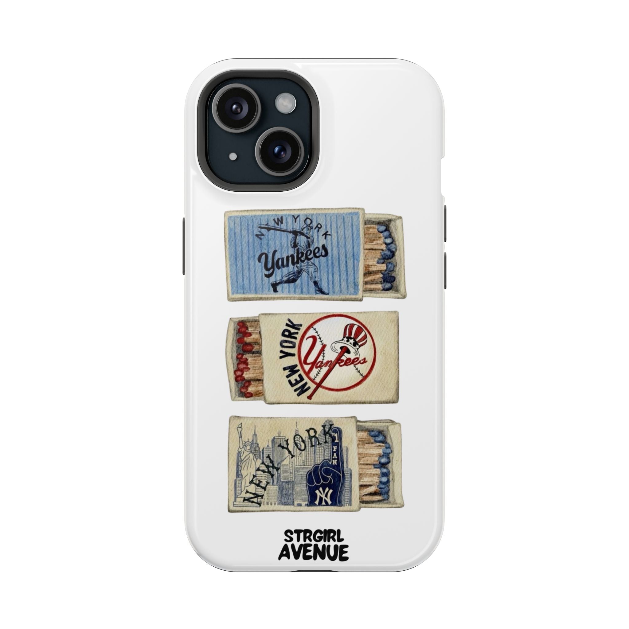 “Yankees match” protective phone case