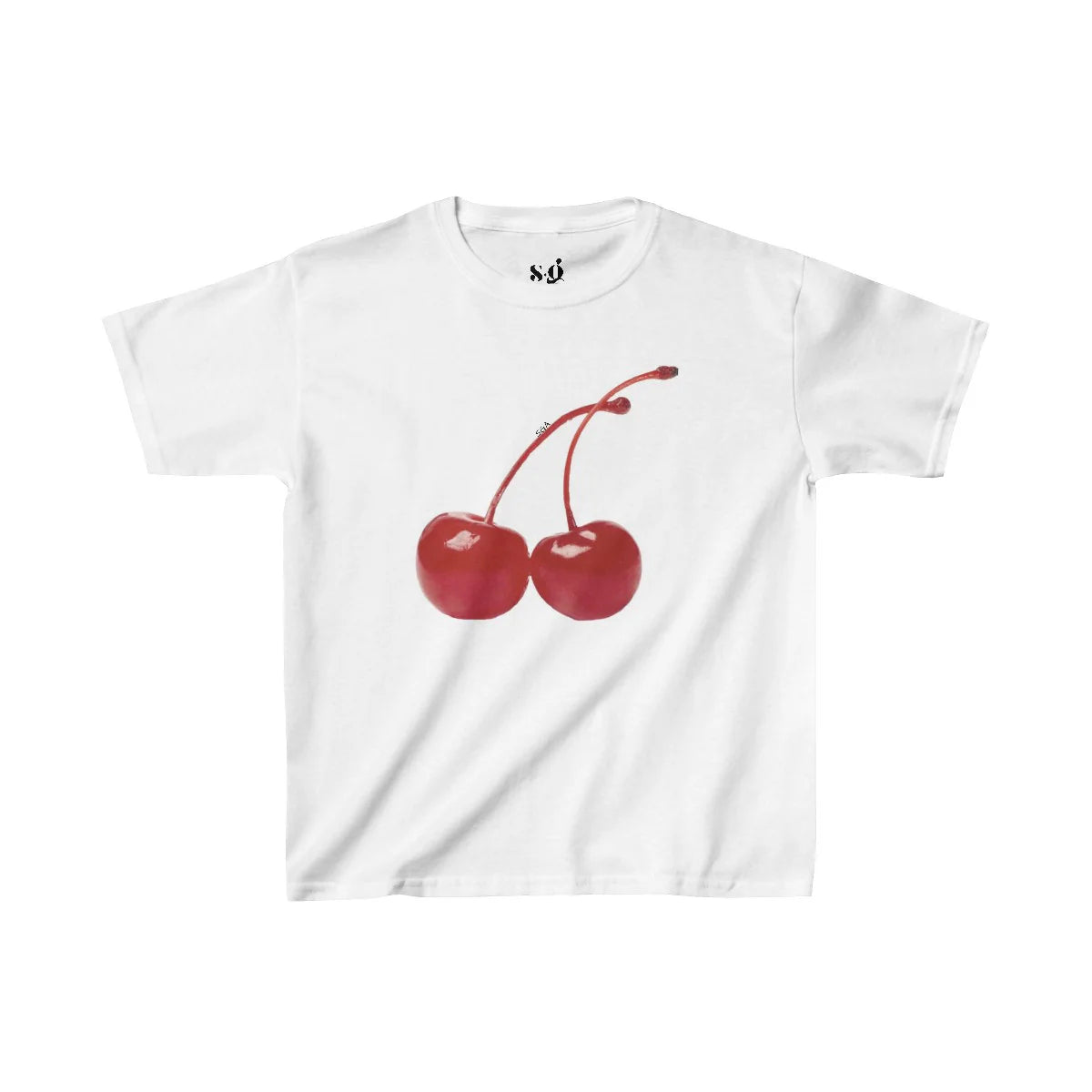 “cherries” baby tee